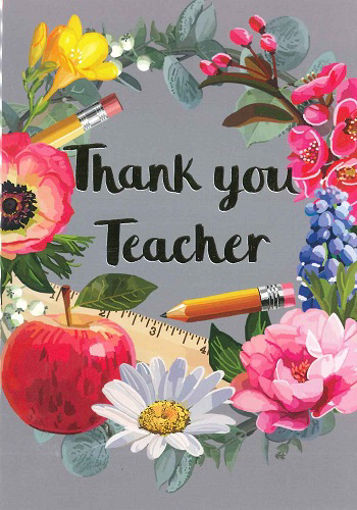 Picture of THANK YOU TEACHER CARD